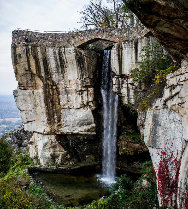 Sehenswürdigkeiten in der USA - High Falls at Rock City im Bundesstaat Georgia