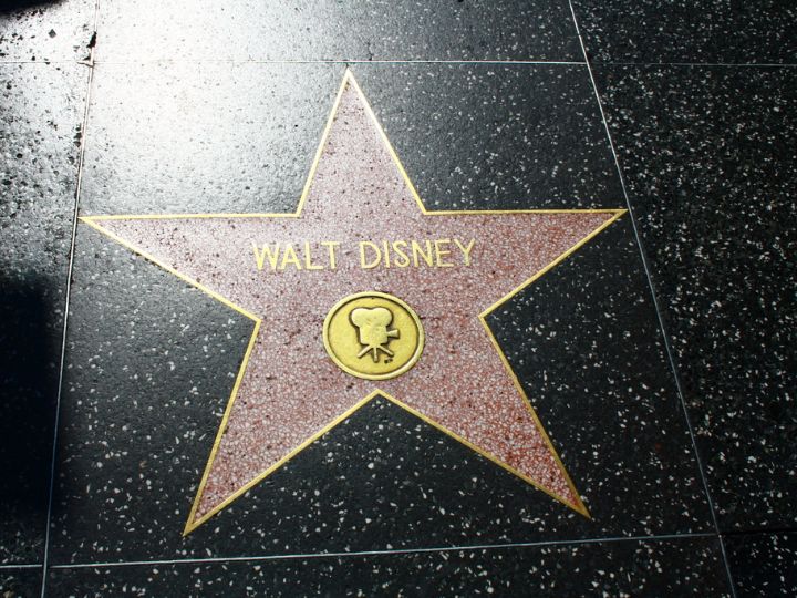 Sehenswürdigkeiten in der USA - Walk of Fame in Hollywood Los Angeles im Bundesstaat Kalifornien