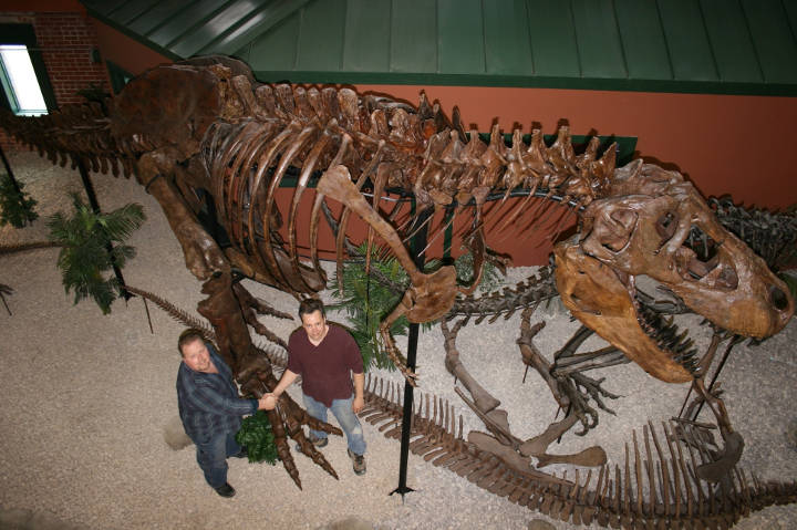 Sehenswürdigkeiten in der USA - Picture of Ivan, the T. rex upon completion of installation at the Museum of World Treasures.