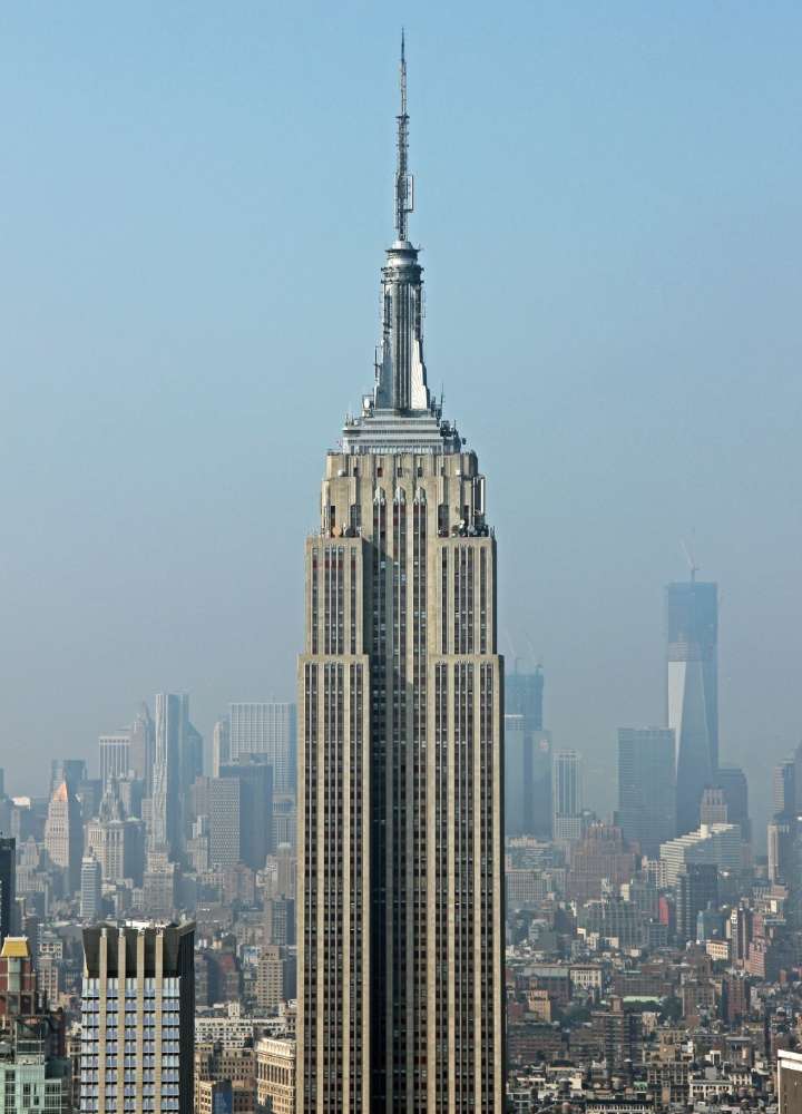 Sehenswürdigkeiten in der USA - Empire State Building in New York City.