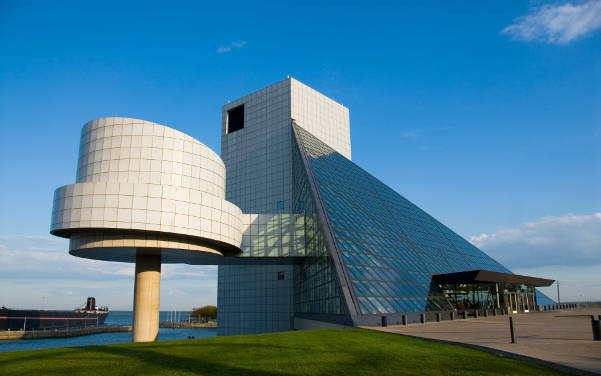 Rock and Roll Hall of Fame and Museum in Cleveland - Sehenswürdigkeiten USA