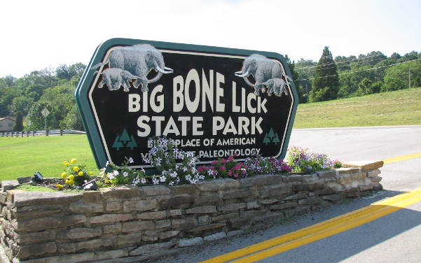 Big Bone Lick State Park in der Nähe des Ohio Rivers - Sehenswürdigkeiten USA