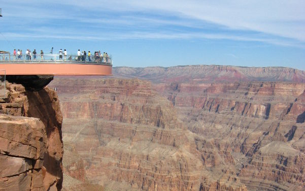 Grand Canyon Skywalk in der Nähe des Grand Canyon Nationalpark - Sehenswürdigkeiten USA